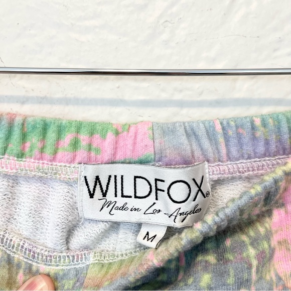 Wildfox Rare Joggers Sweatpants Tie Dye Art Medium M - Picture 4 of 5